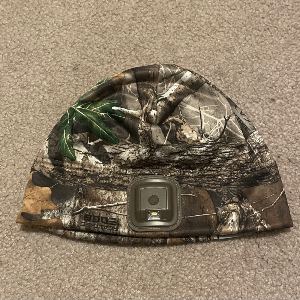 PowerCap head lamp Realtree hunting cap